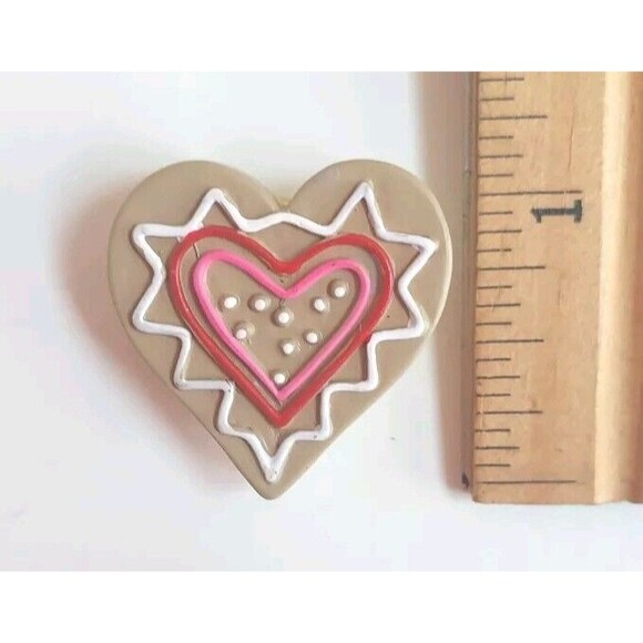 New! Set Of 6 Christmas Themed Resin & Metal Button Covers - Picture 4 of 5